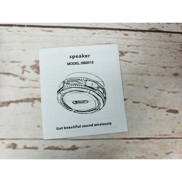 Blue Wireless Bluetooth Speaker Outdoor Sports Portable Small Stereo Waterproof - Picture 9 of 12